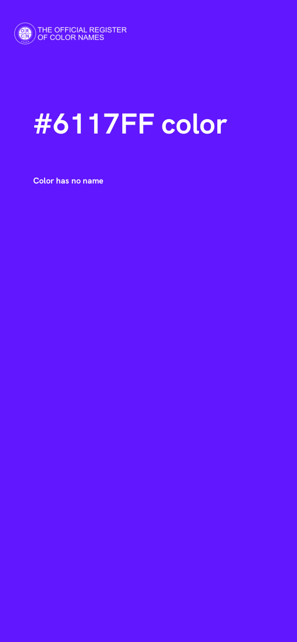 #6117FF color image