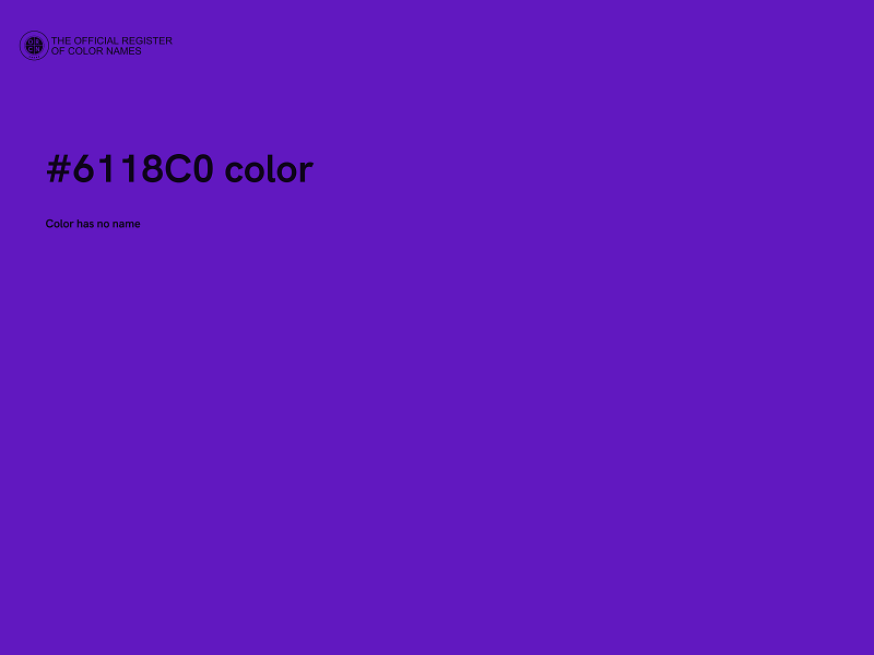 #6118C0 color image