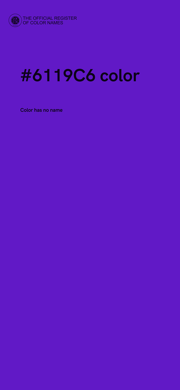 #6119C6 color image