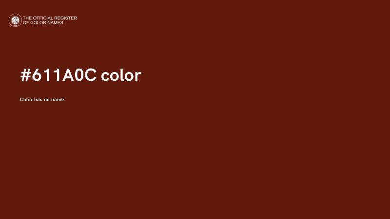 #611A0C color image