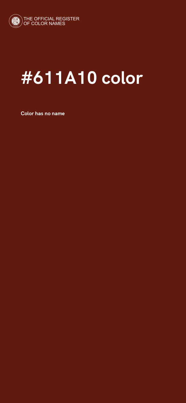 #611A10 color image