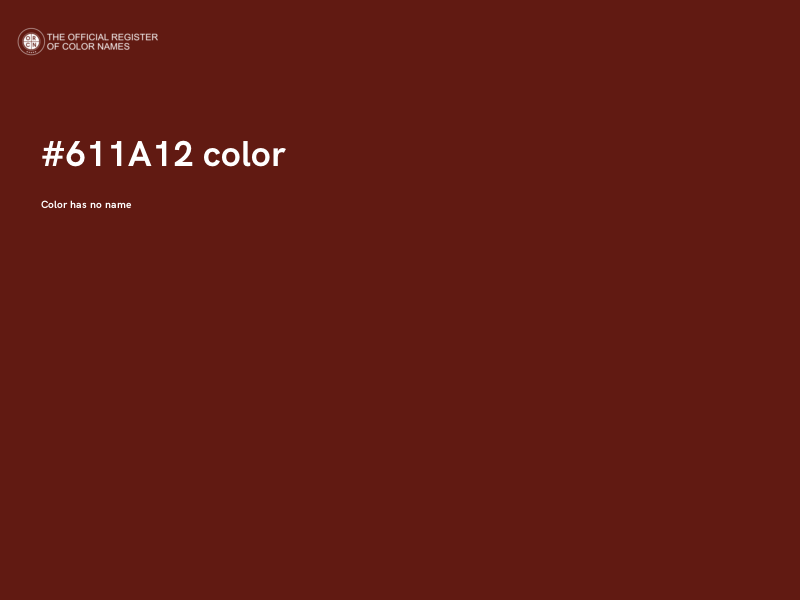 #611A12 color image