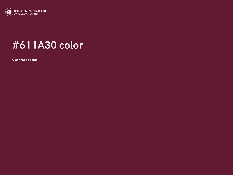 #611A30 color image