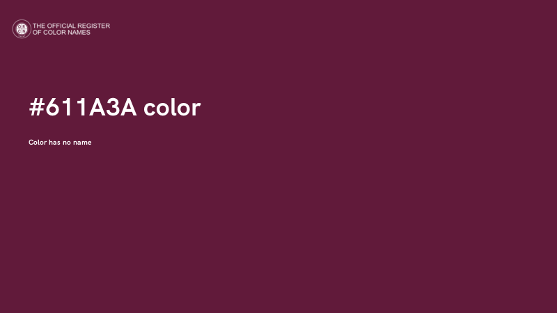 #611A3A color image