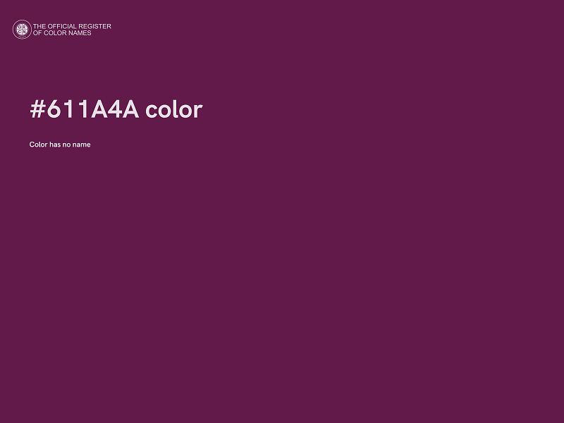 #611A4A color image