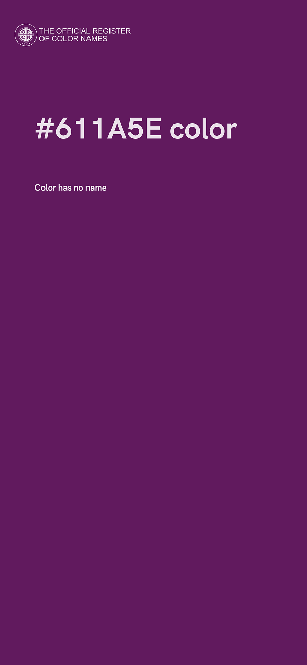 #611A5E color image