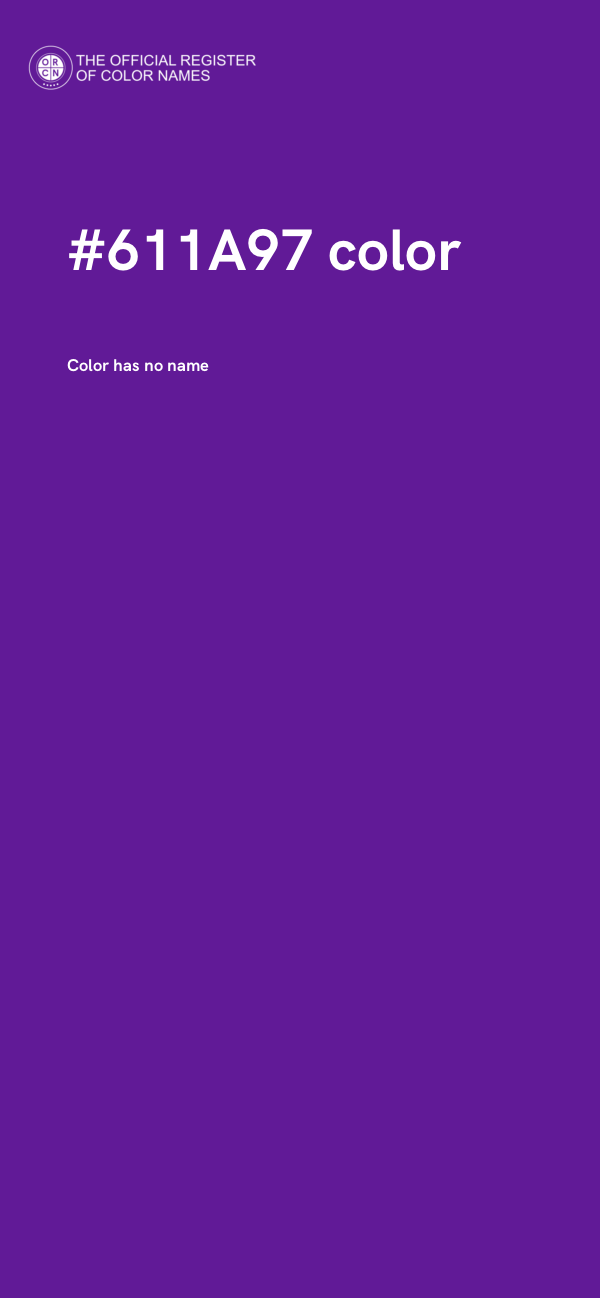 #611A97 color image