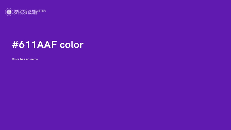 #611AAF color image
