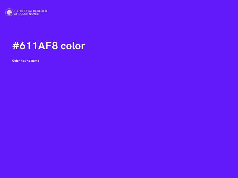 #611AF8 color image