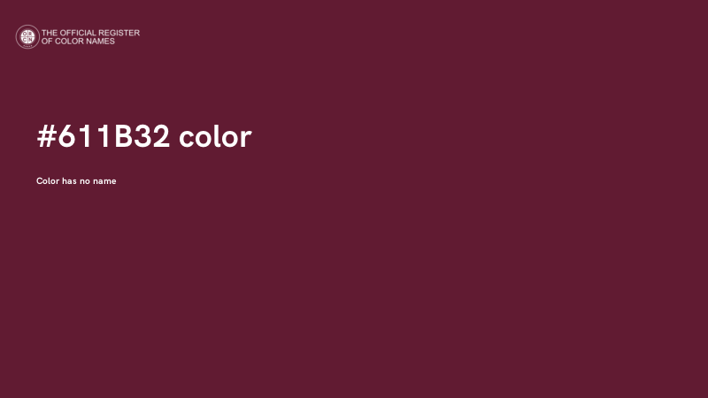 #611B32 color image