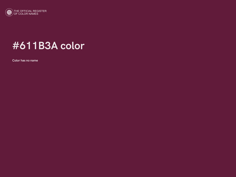 #611B3A color image