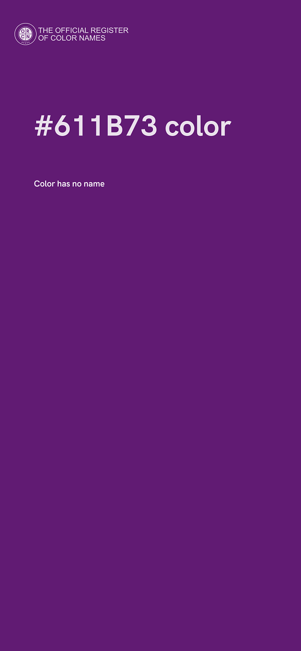 #611B73 color image