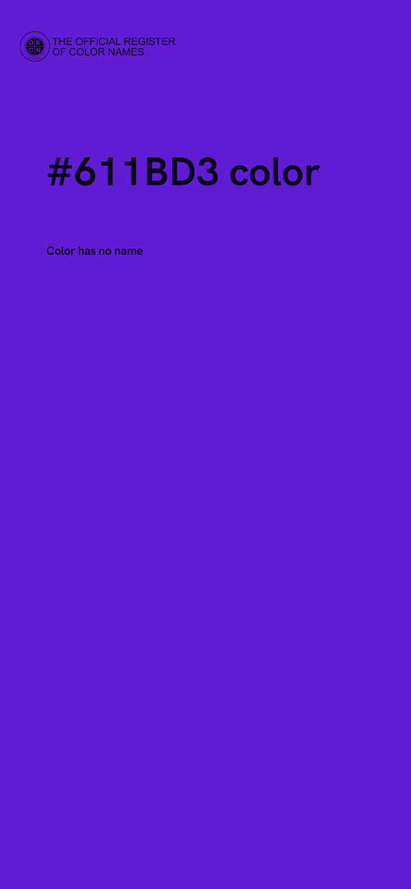 #611BD3 color image