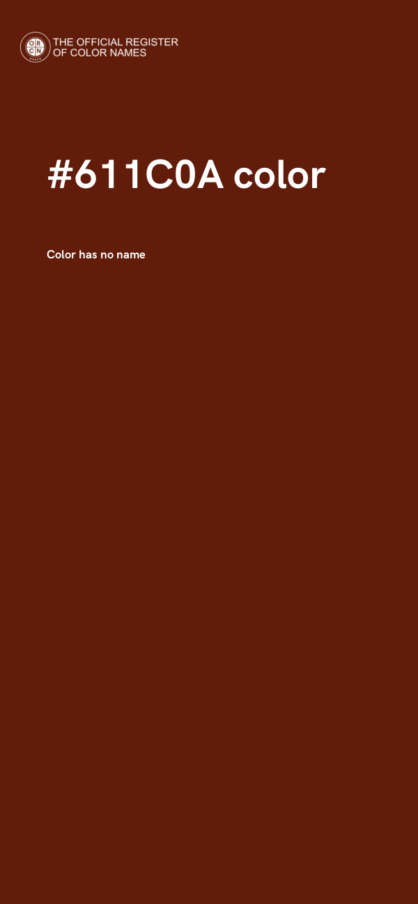 #611C0A color image