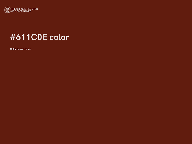 #611C0E color image