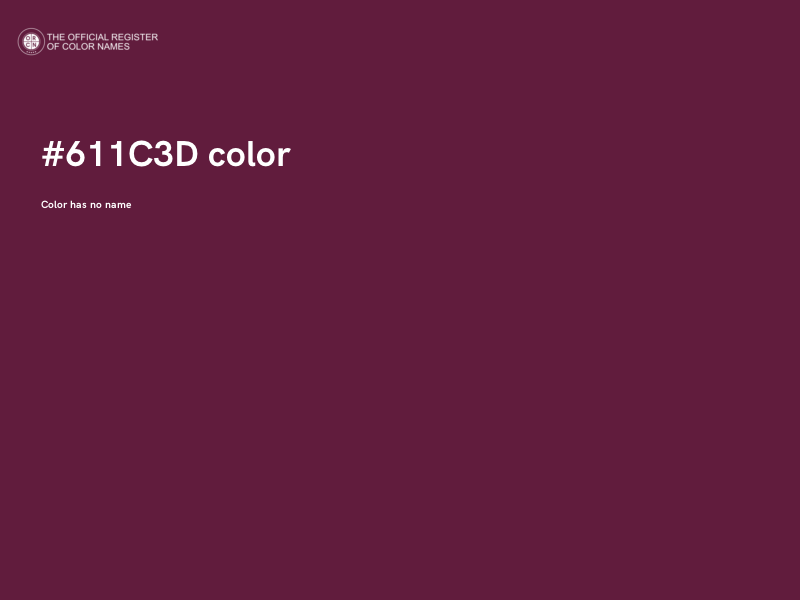 #611C3D color image