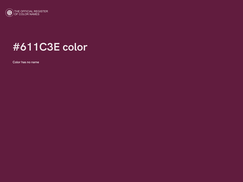 #611C3E color image