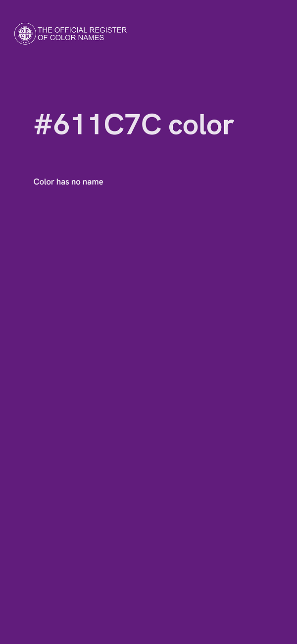 #611C7C color image