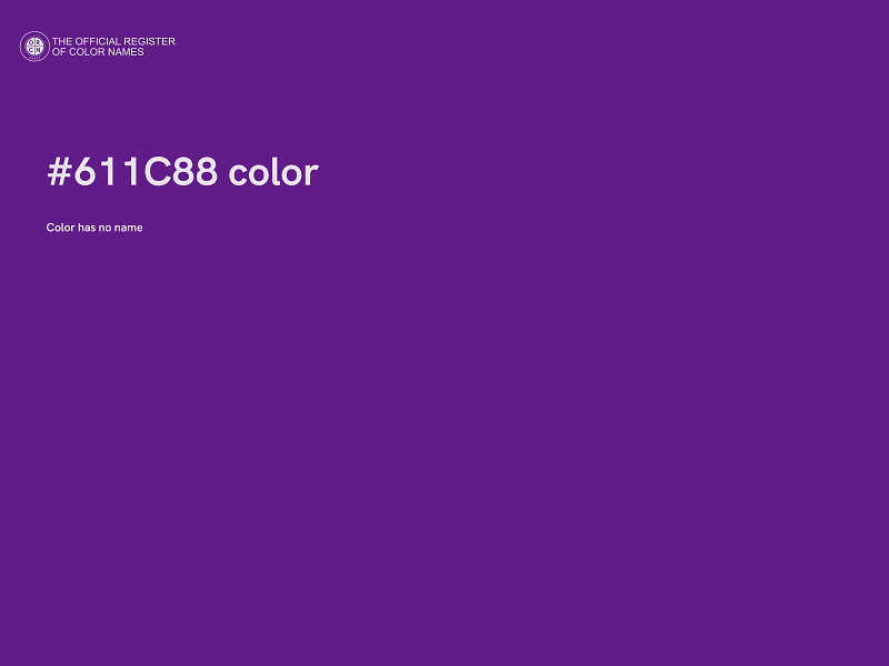 #611C88 color image