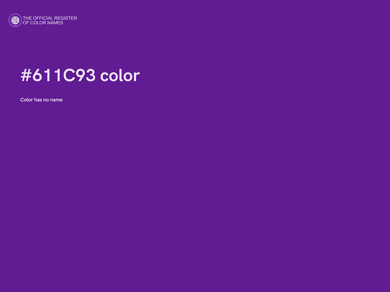 #611C93 color image