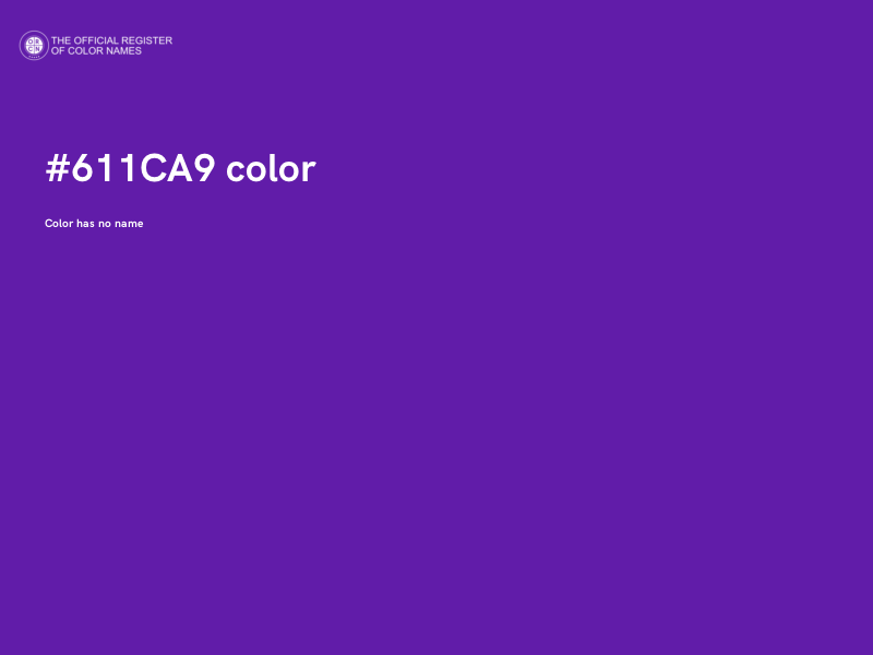 #611CA9 color image