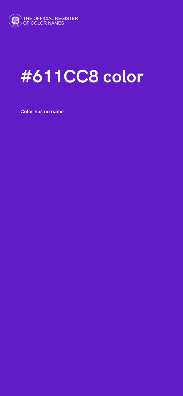 #611CC8 color image