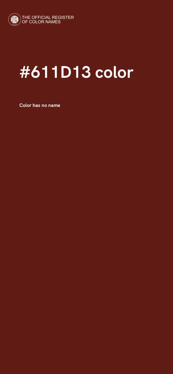 #611D13 color image