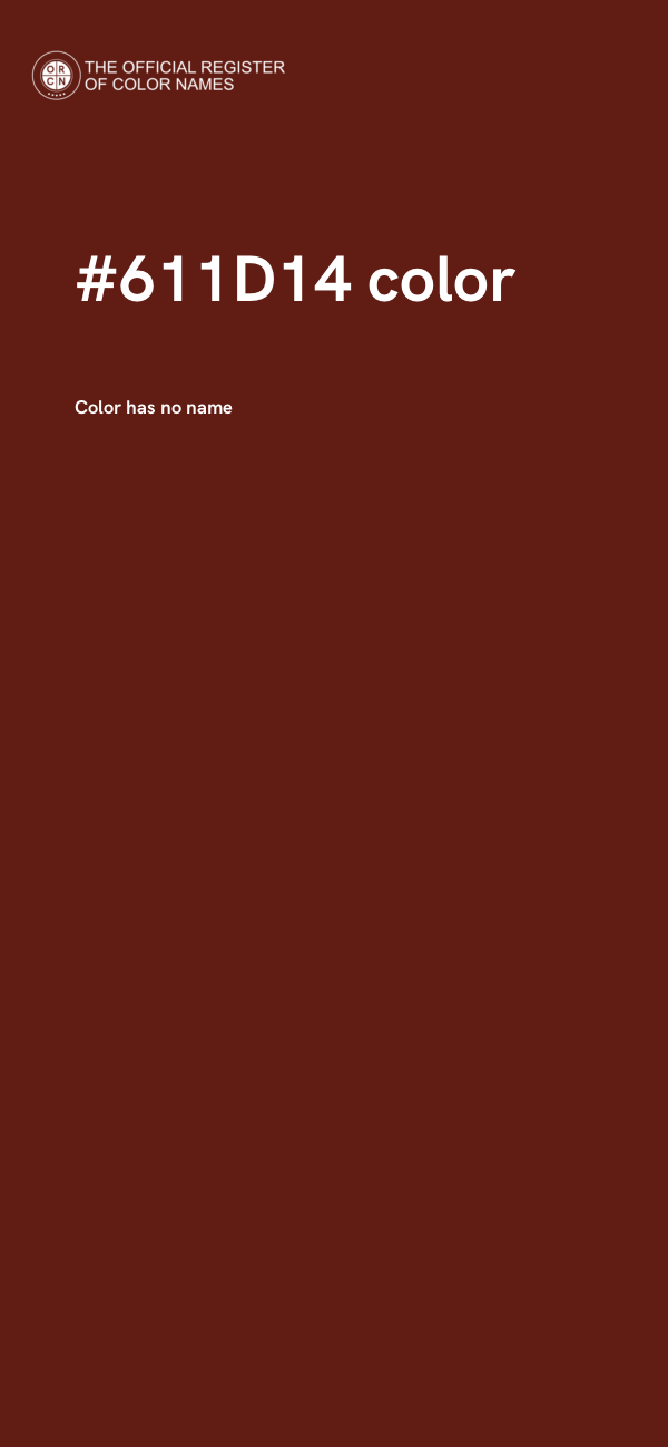 #611D14 color image
