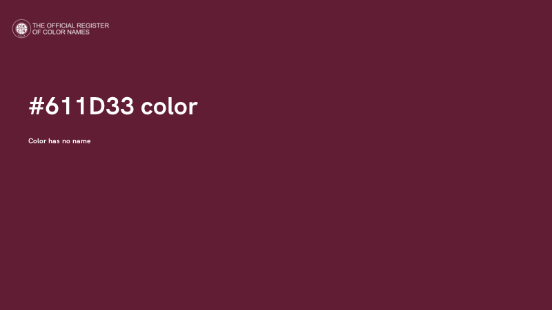 #611D33 color image