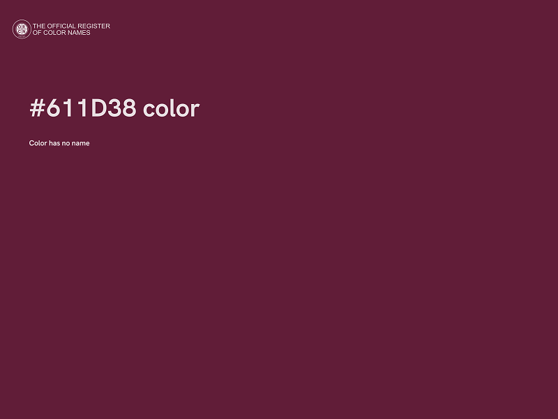#611D38 color image