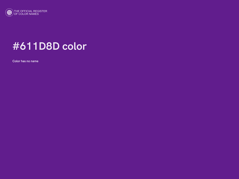 #611D8D color image