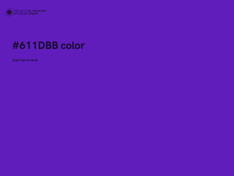 #611DBB color image