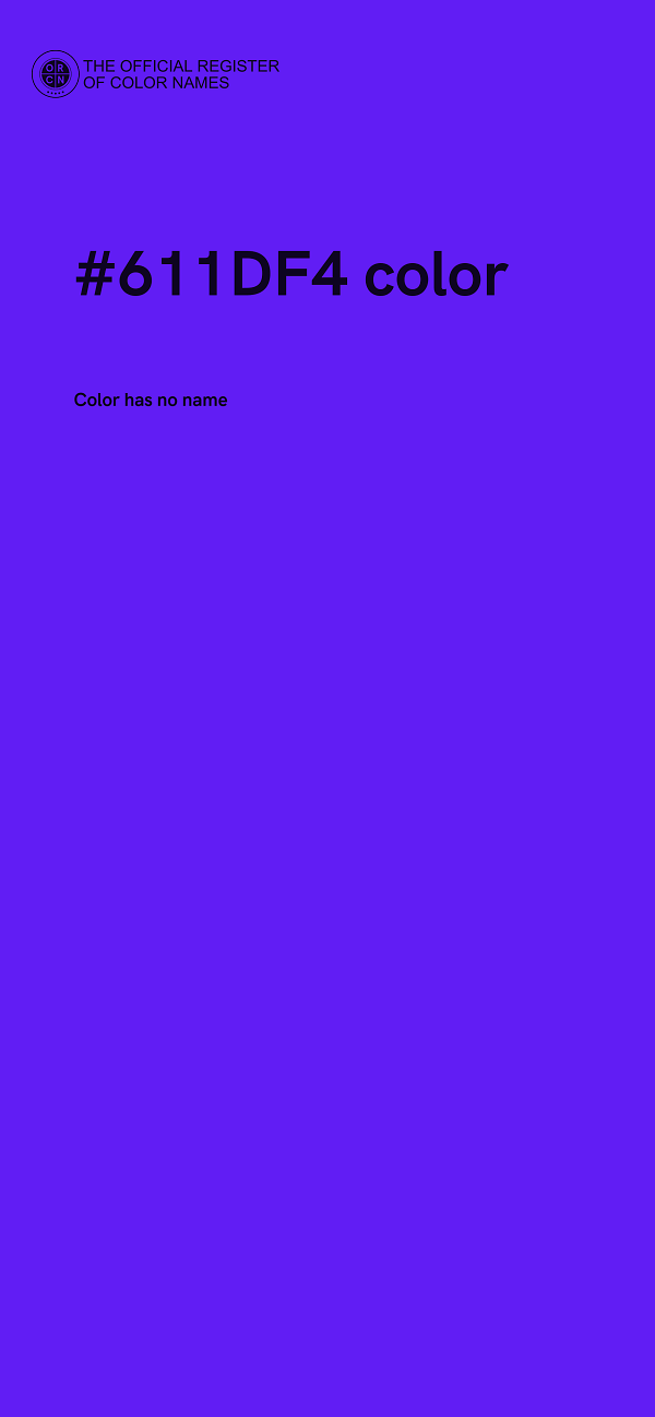 #611DF4 color image