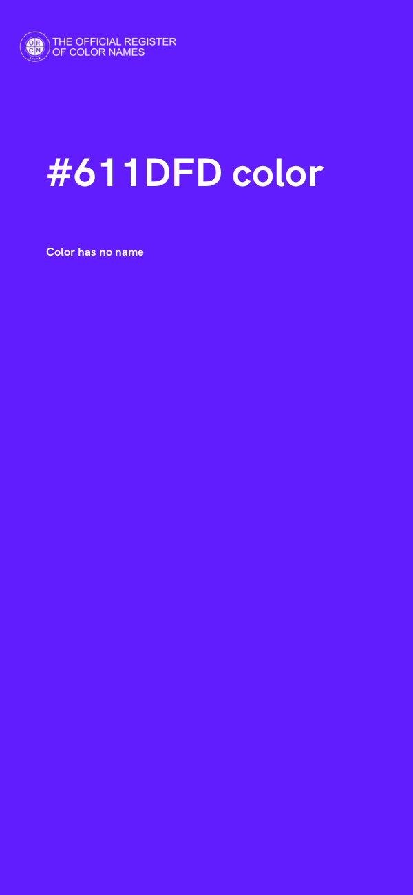 #611DFD color image