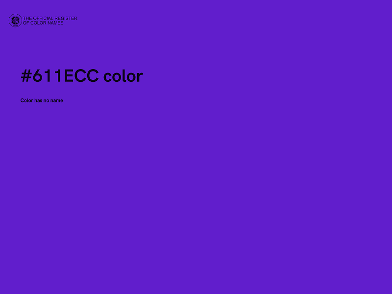 #611ECC color image