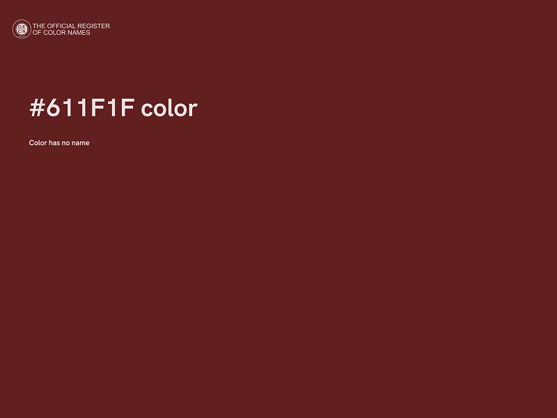 #611F1F color image