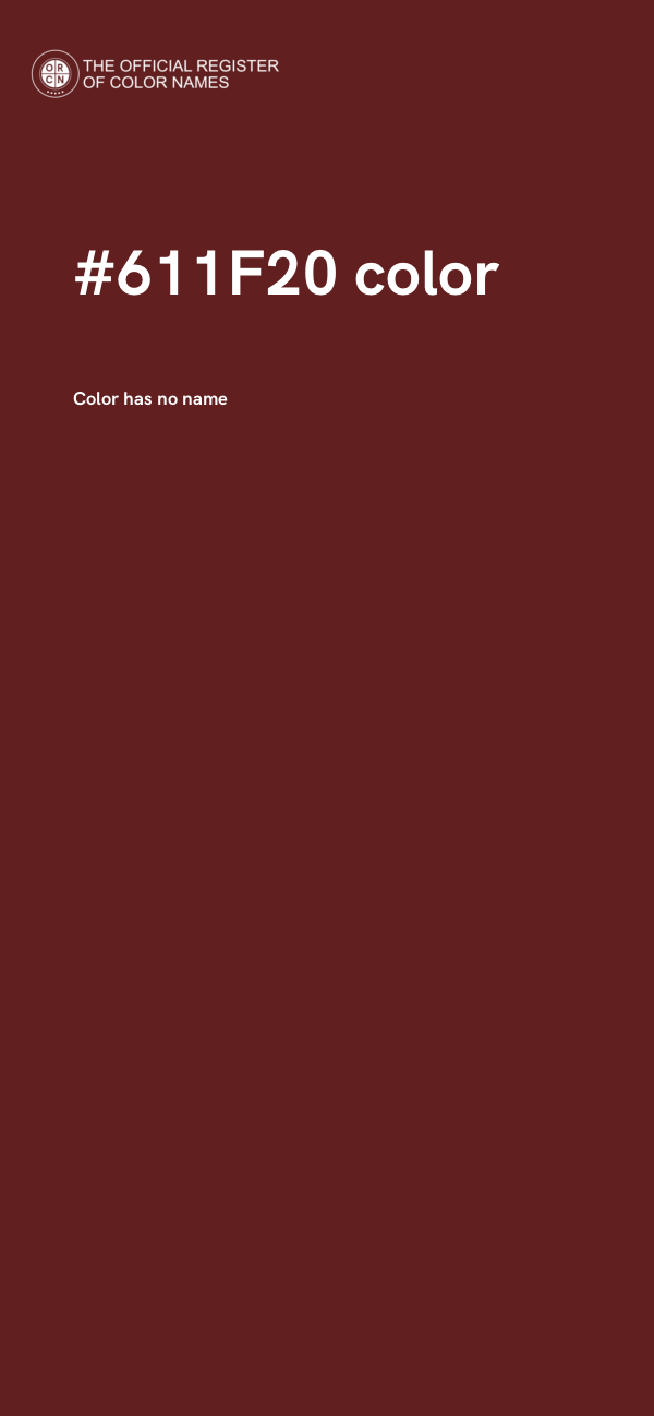 #611F20 color image