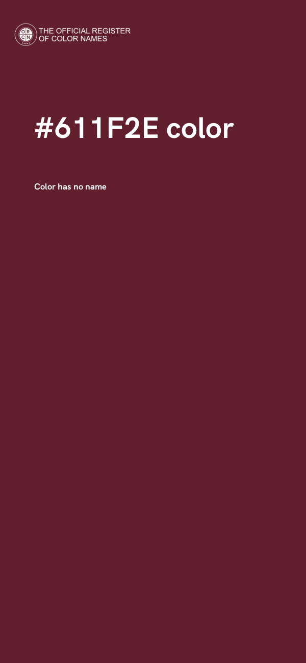 #611F2E color image