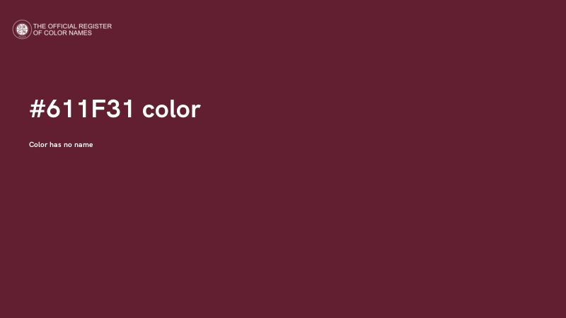 #611F31 color image
