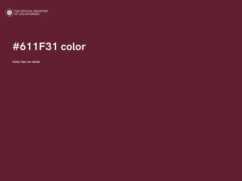 #611F31 color image