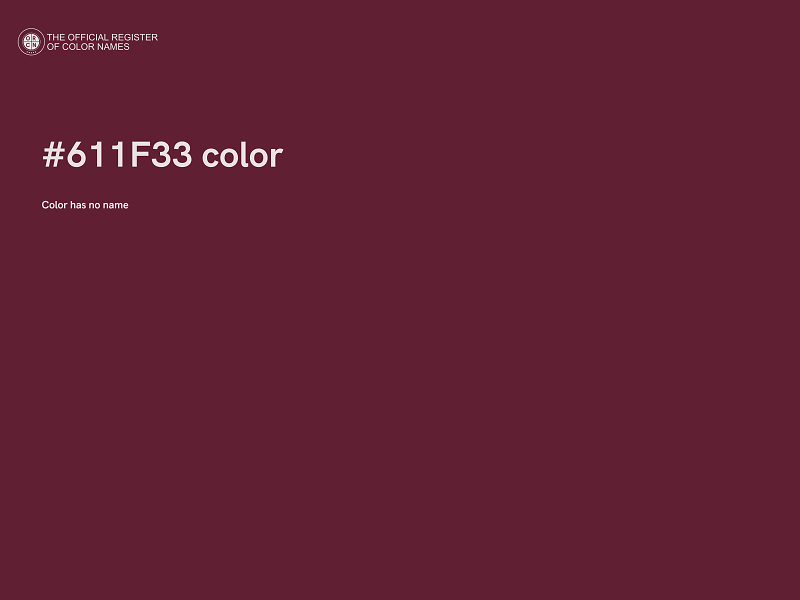 #611F33 color image