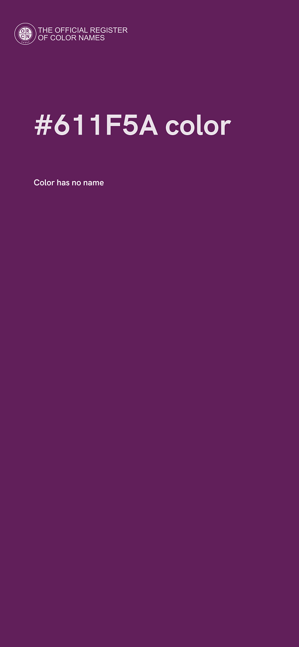 #611F5A color image