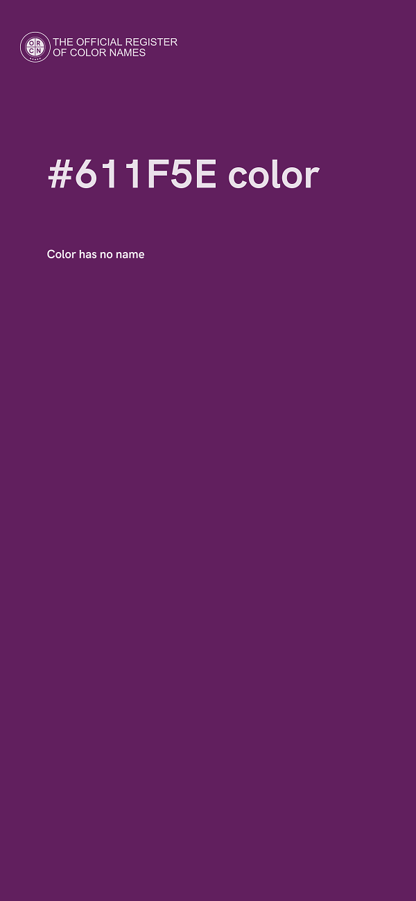 #611F5E color image