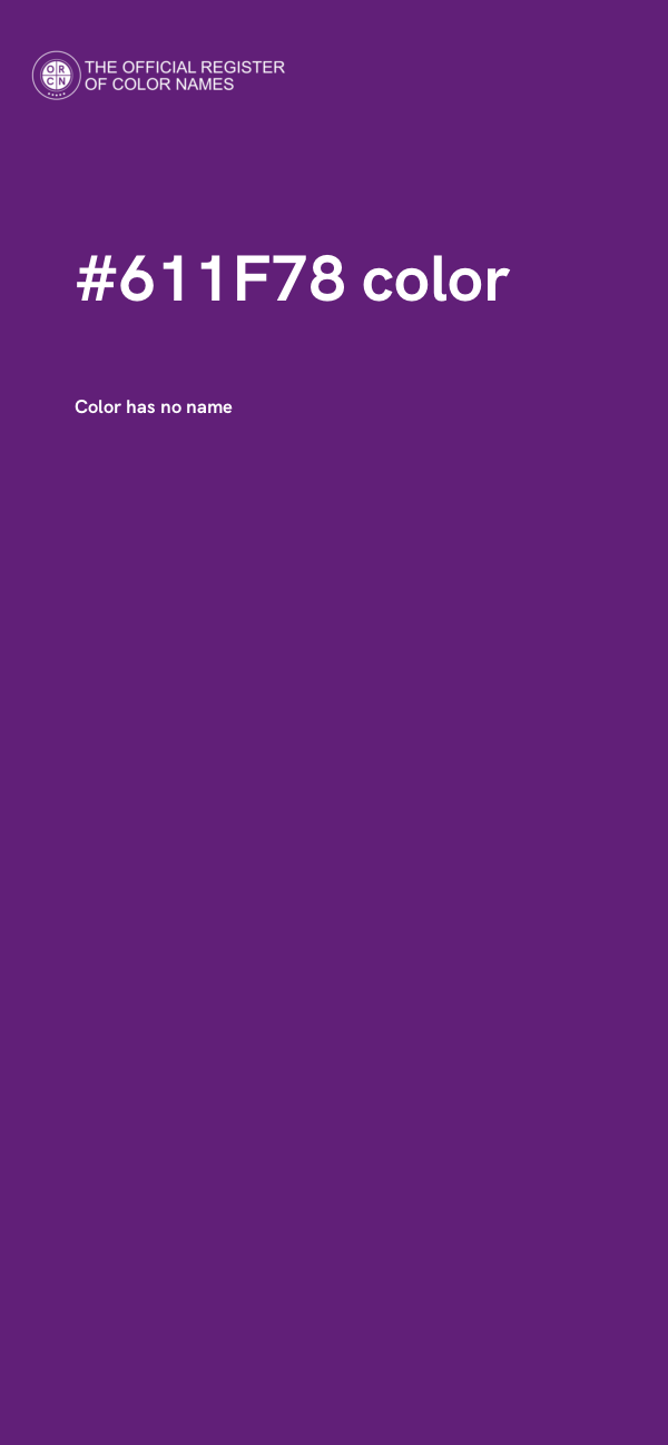 #611F78 color image