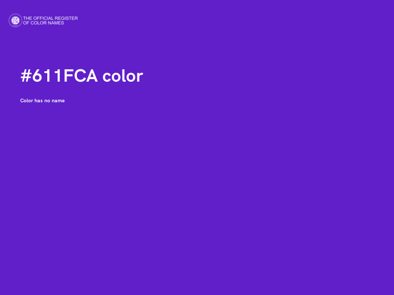 #611FCA color image