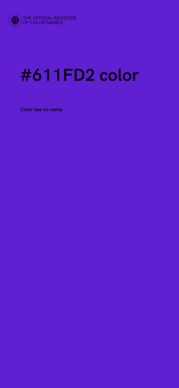 #611FD2 color image