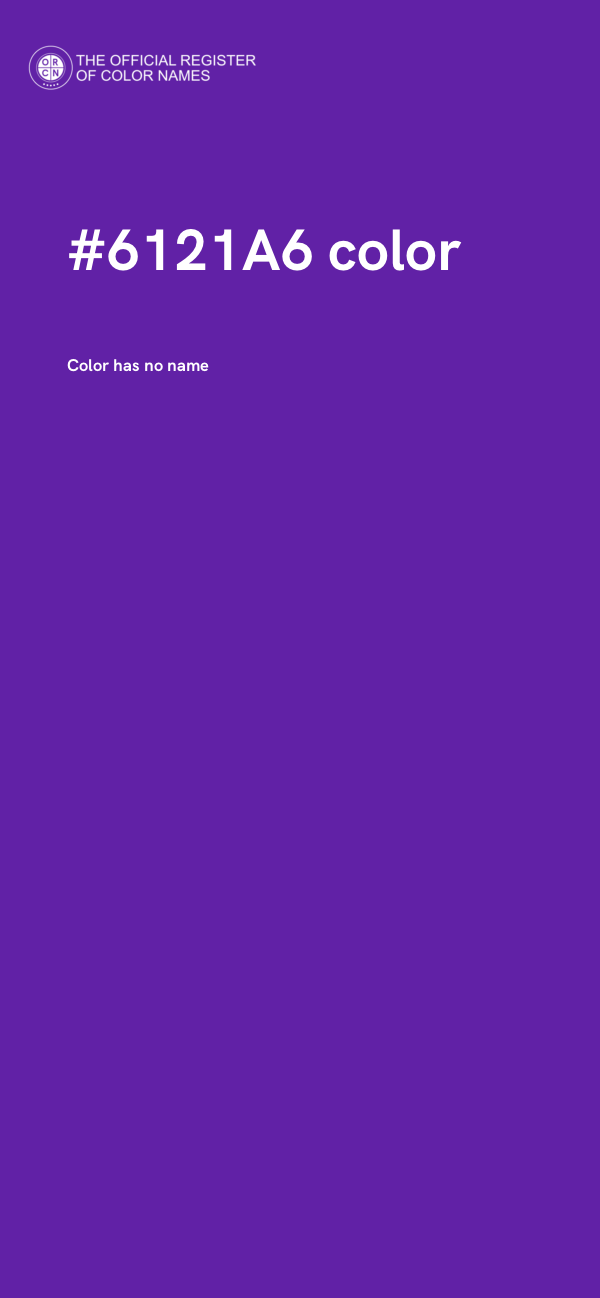#6121A6 color image