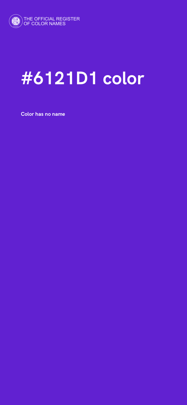 #6121D1 color image