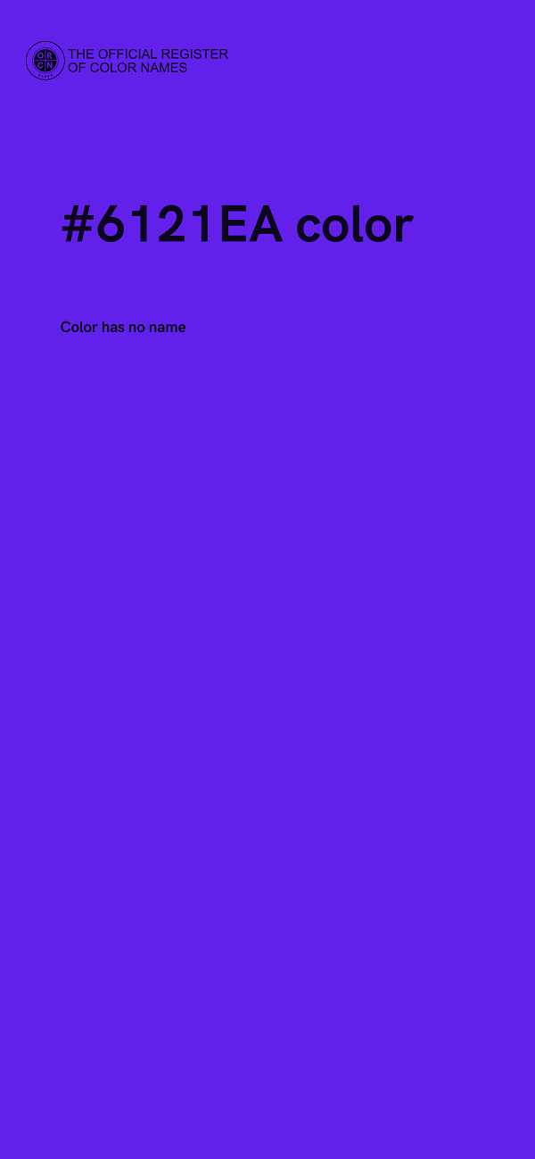 #6121EA color image