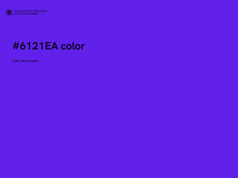 #6121EA color image